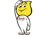 "Esso Fackel" 06 x 11 cm (klein)