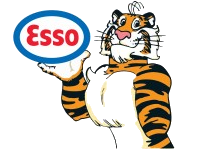 "Esso Tiger" 28 x 25 cm (large)