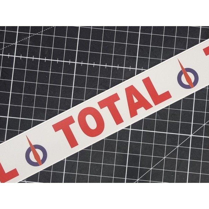 "TOTAL" - Sticker 135cm