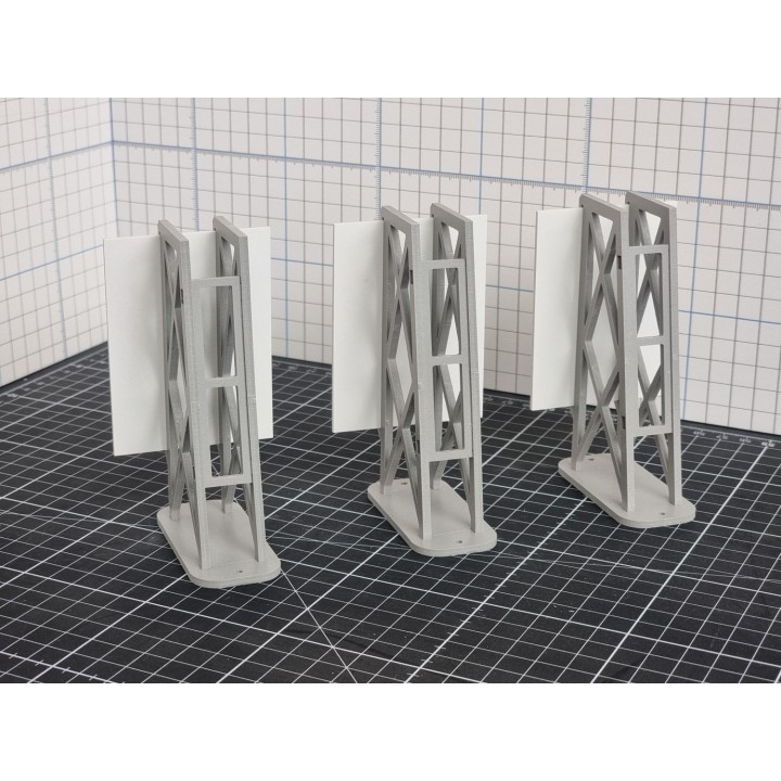 5 x Werbetafel "BOSCH" 6 x 8 cm