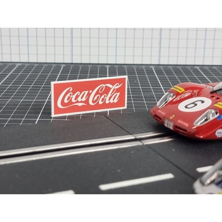 Werbetafel "COCA COLA"