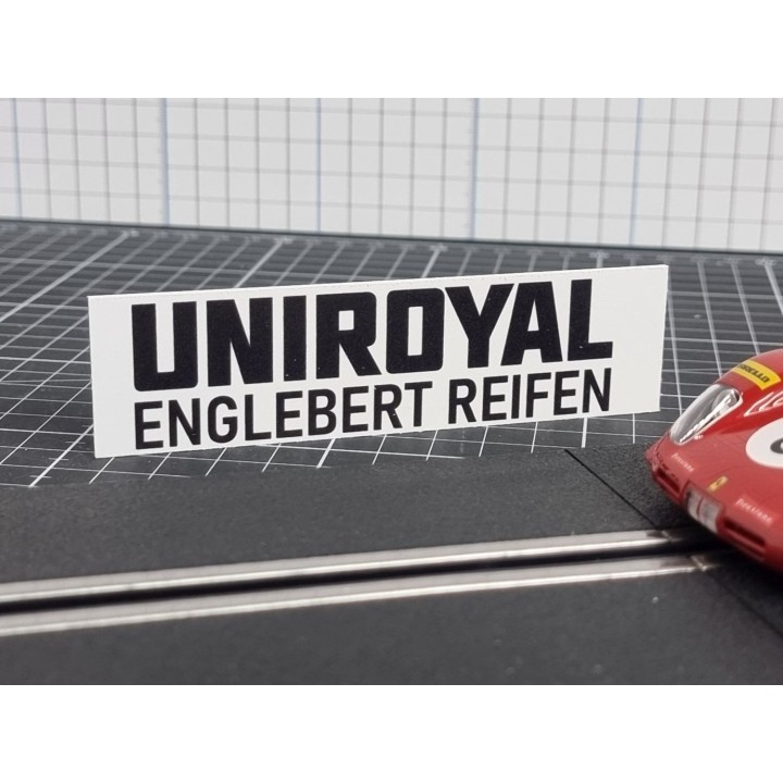 Werbetafel "UNIROYAL"