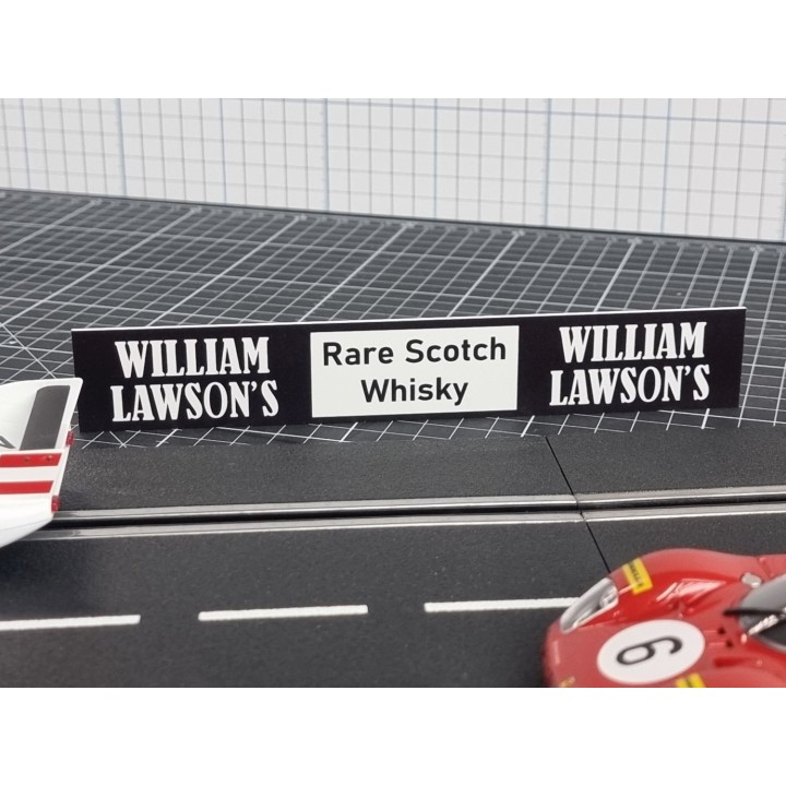 Werbetafel "WILLIAM LAWSON"