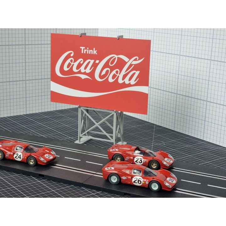 Werbetafel "COCA COLA"