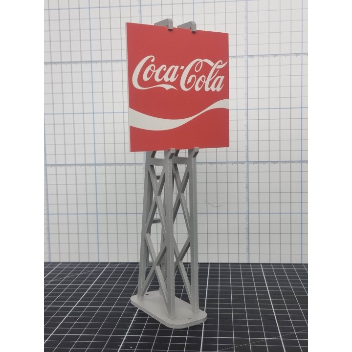 Werbetafel "COCA COLA"