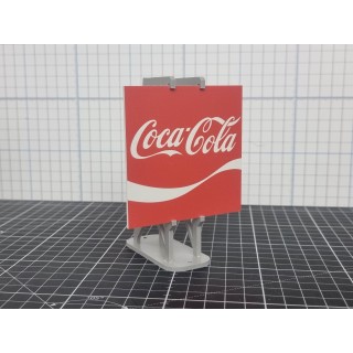 Werbetafel "COCA COLA"