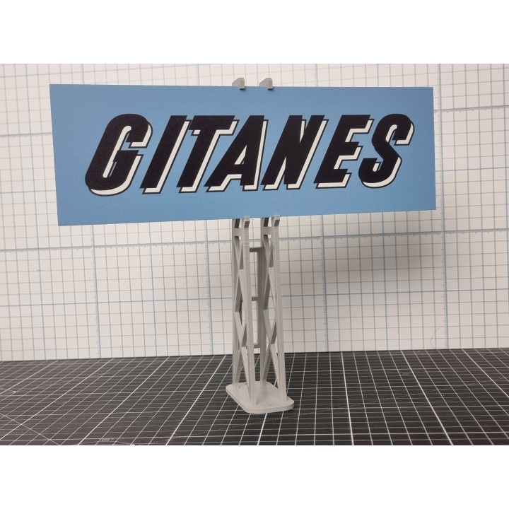 Werbetafel "GITANES"