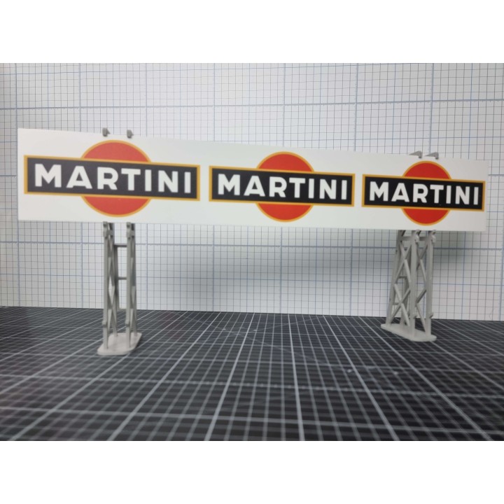 Werbetafel "MARTINI"