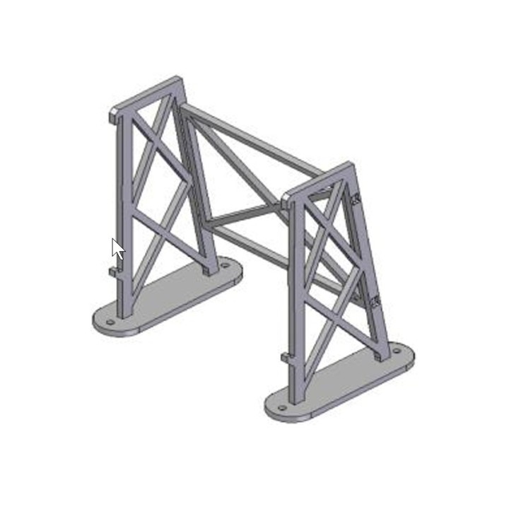Konstruktion 90mm für 1 Tafel
