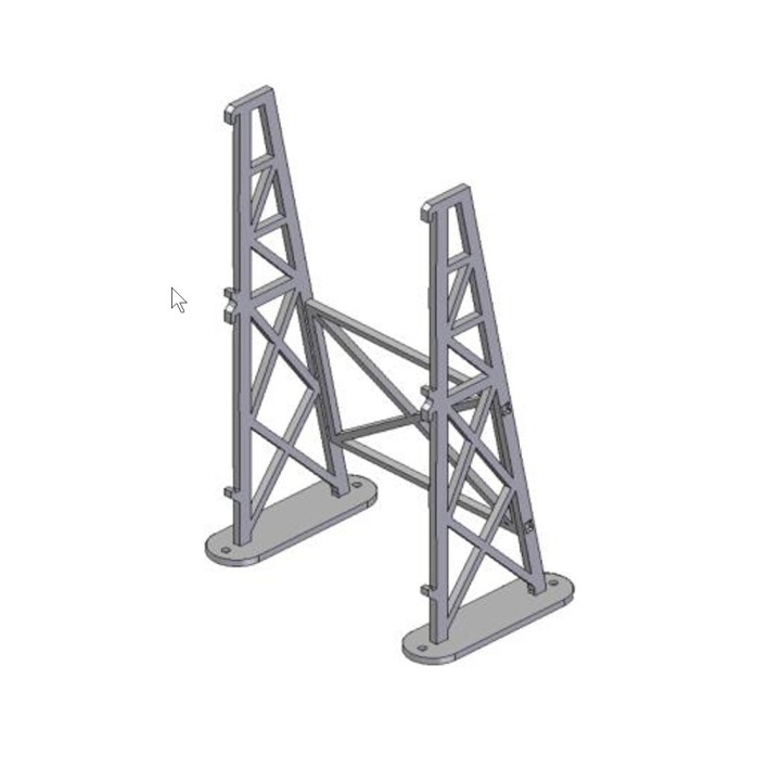 Konstruktion 90mm für 2 Tafeln