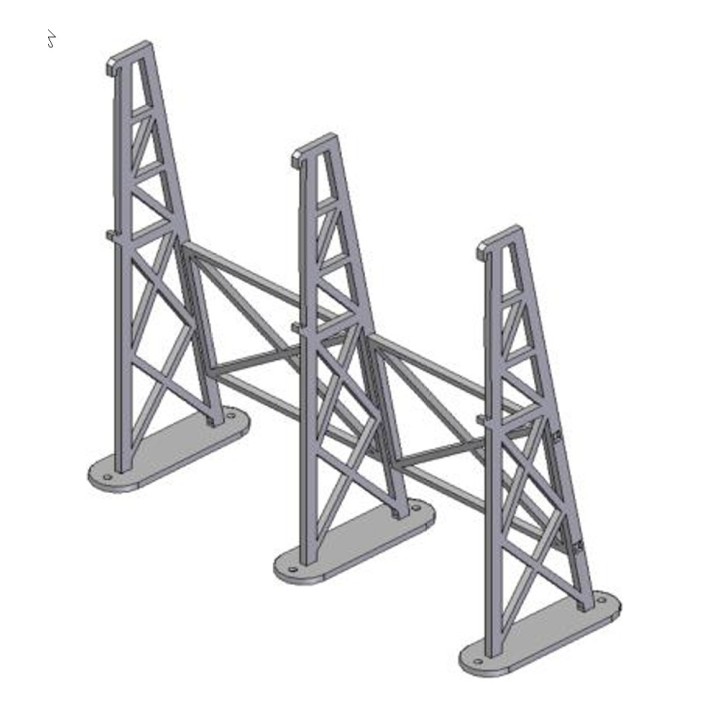 Konstruktion 180mm für 1 Tafel