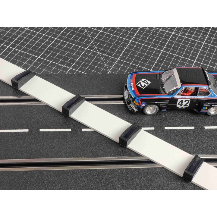 Support for 64 mm crash barrier
