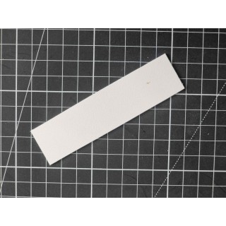 Adhesive flab for 32 mm crash barrier
