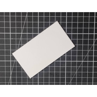 Adhesive flab for 64 mm crash barrier