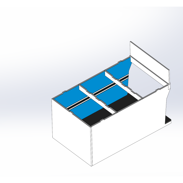 Box / 1 Slotcar / blue