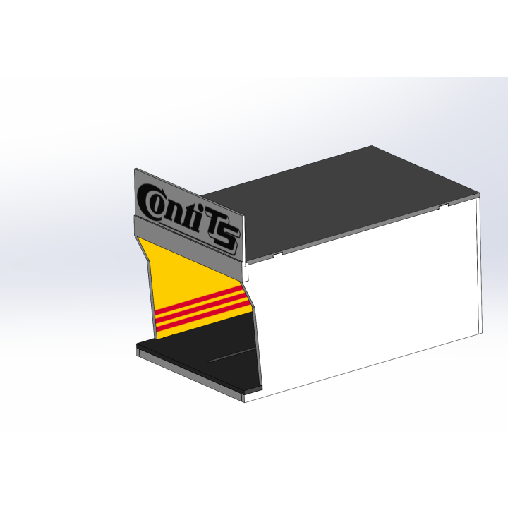 Box / 1 Slotcar / gelb