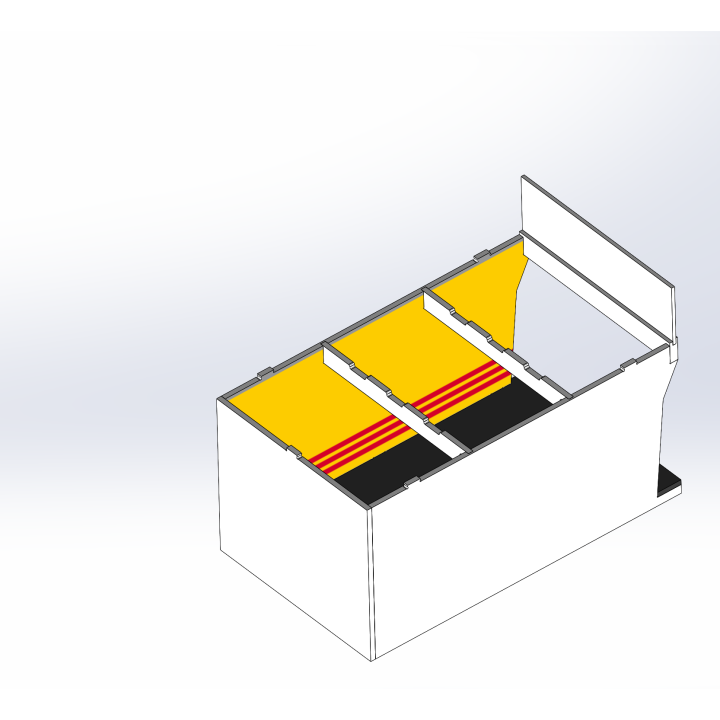 Box / 1 Slotcar / yellow