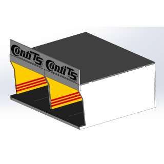 Box / 2 Slotcars / yellow