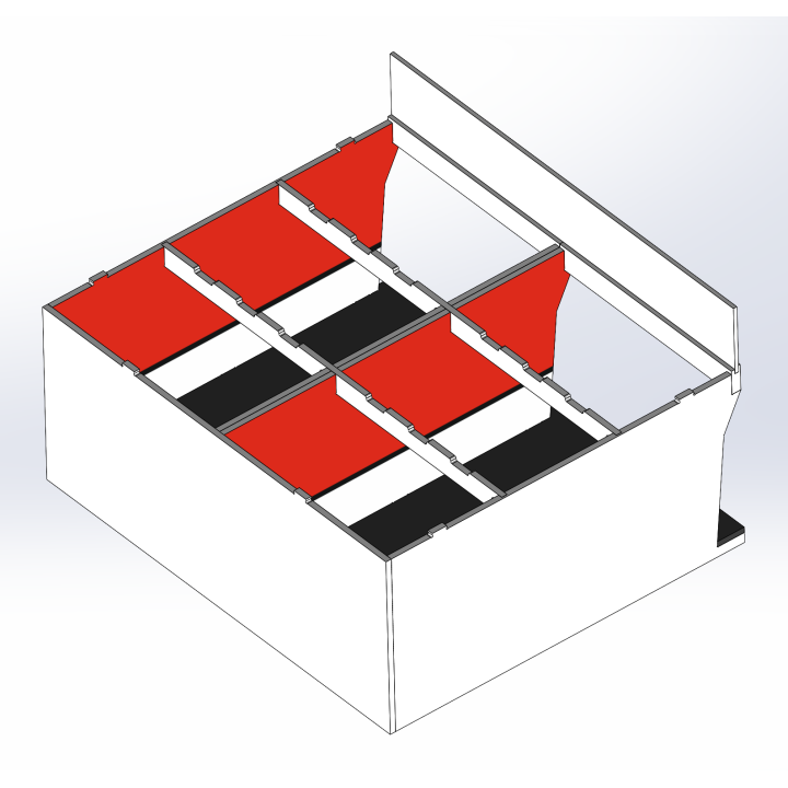 Box / 2 Slotcars / rot