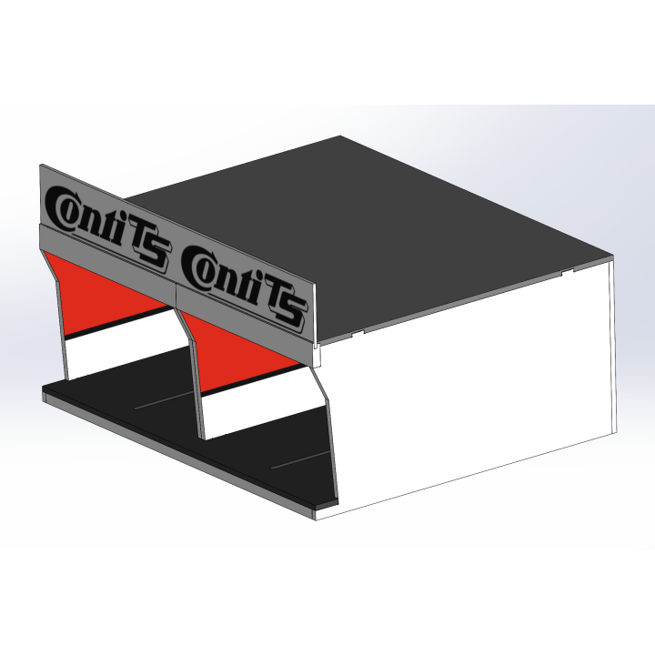 Box / 2 Slotcars / rot