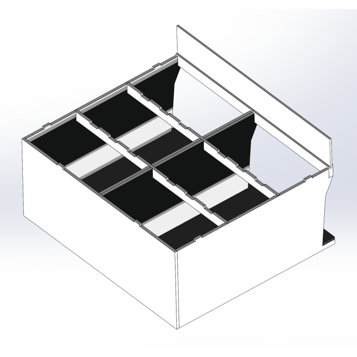 Box / 2 Slotcars / black