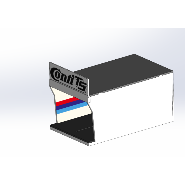 Box / 1 Slotcar / mit Streifen