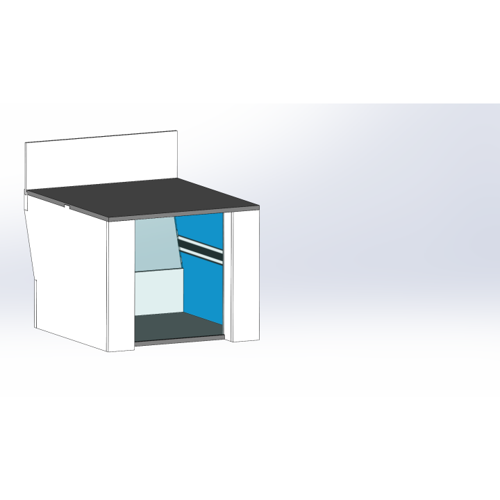 Lounge / 1 wide / 1 deep / blue