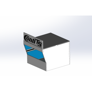 Lounge / 1 wide / 1 deep / blue