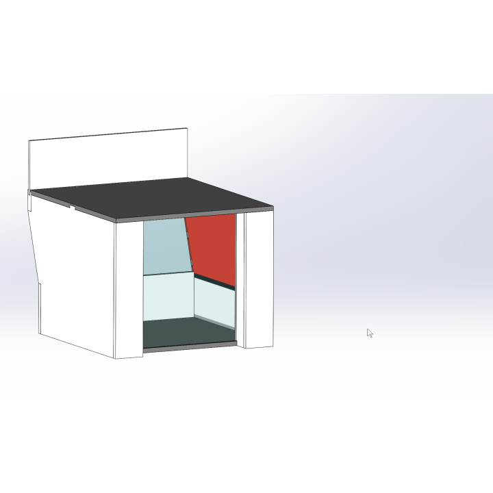 Lounge / 1 wide / 1 deep / red