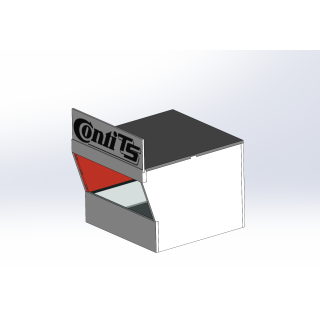 Lounge / 1 wide / 1 deep / red