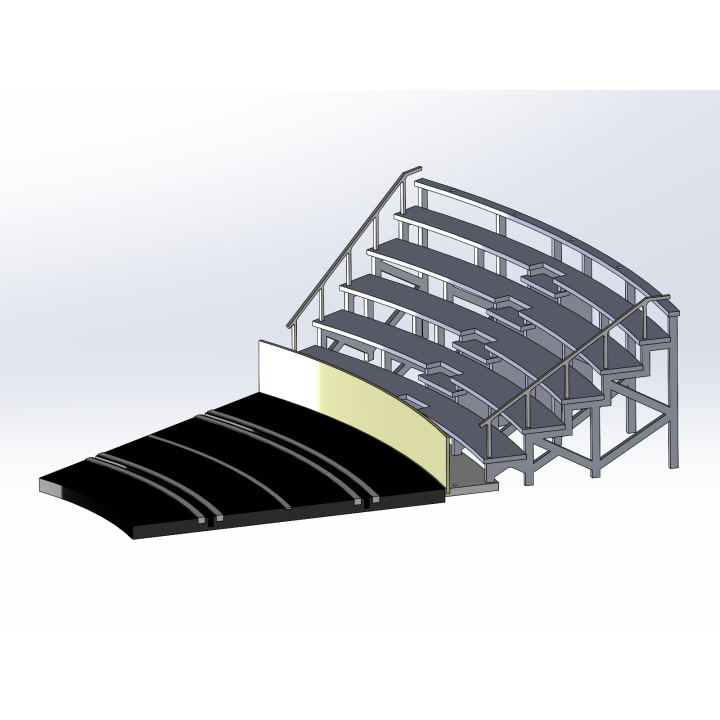 Kit "Curve 1" 6 rows