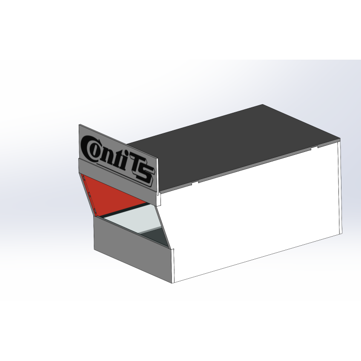 Lounge / 1 wide / 2 deep / red