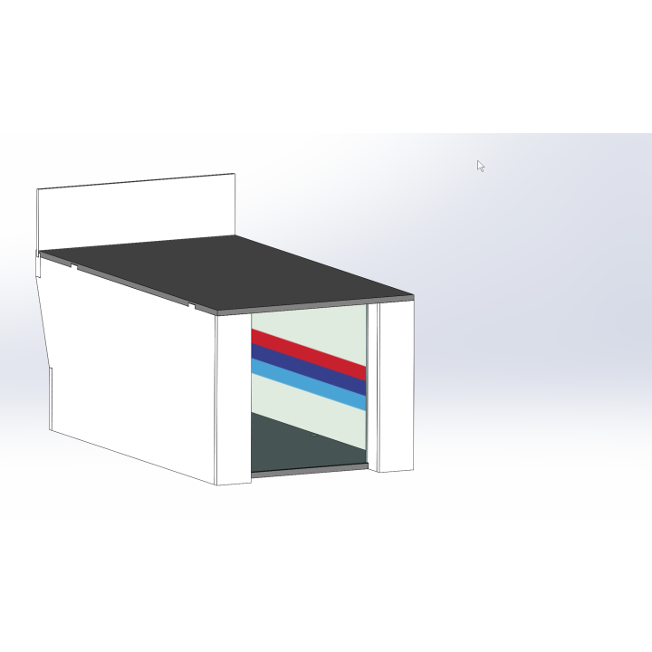 Lounge / 1 wide / 2 deep / with stripes