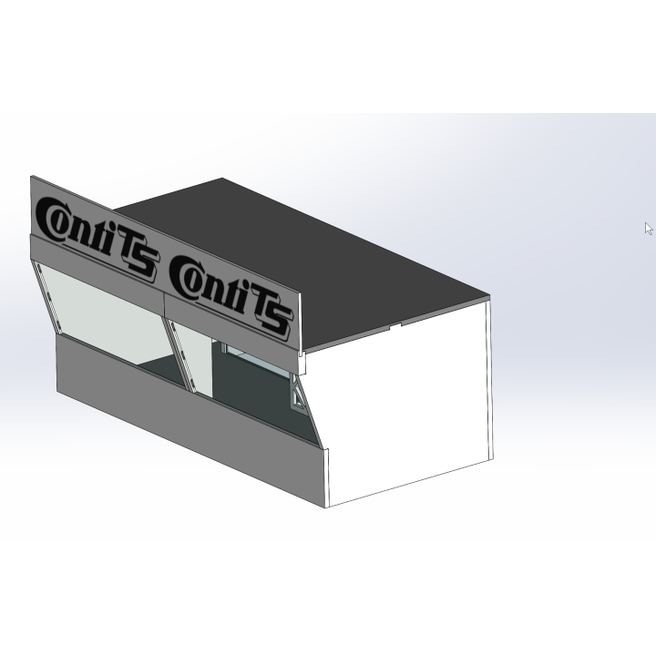 Loge / 2 breit / 1 tief / beige