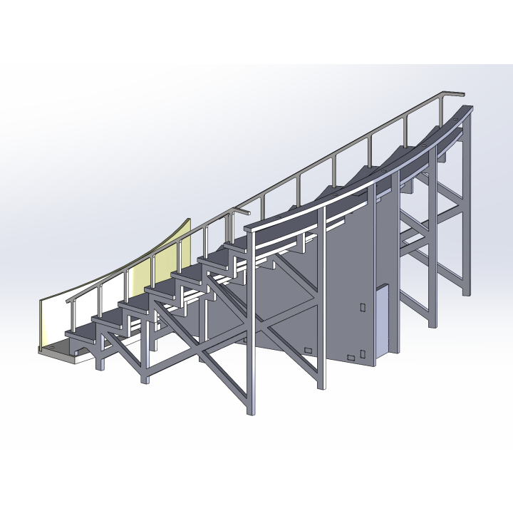 Bausatz "Kurve 1" 8 Reihen