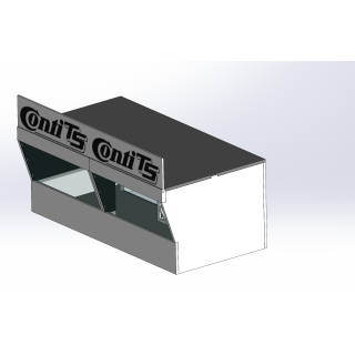 Lounge / 2 wide / 1 deep / black