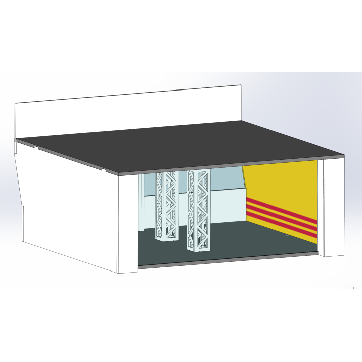 Lounge / 2 wide / 2 deep / yellow