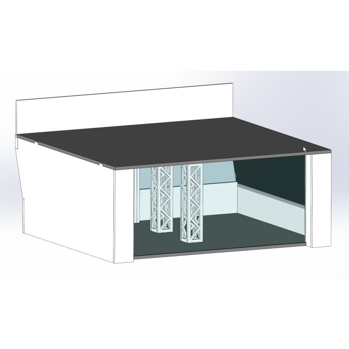 Lounge / 2 wide / 2 deep / black