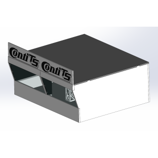 Lounge / 2 wide / 2 deep / black