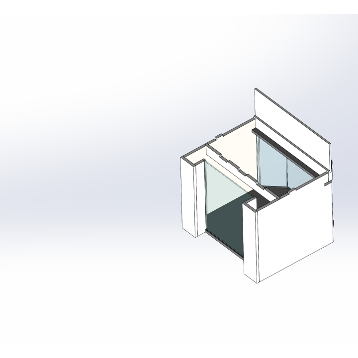 Lounge / 1 wide / 1 deep / beige