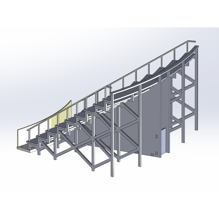 Bausatz "Kurve 1" 10 Reihen