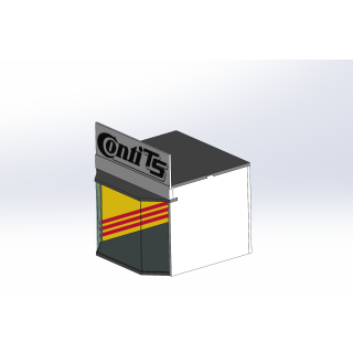 Loge / 1 breit / 1 tief / gelb