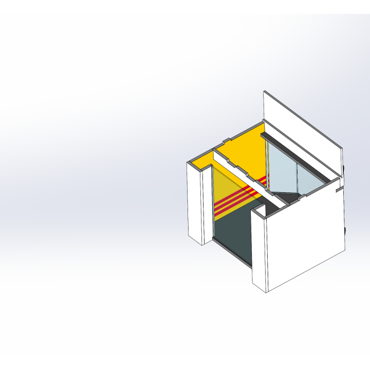 Lounge / 1 wide / 1 deep / yellow