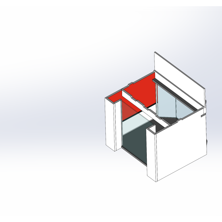 Lounge / 1 wide / 1 deep / red