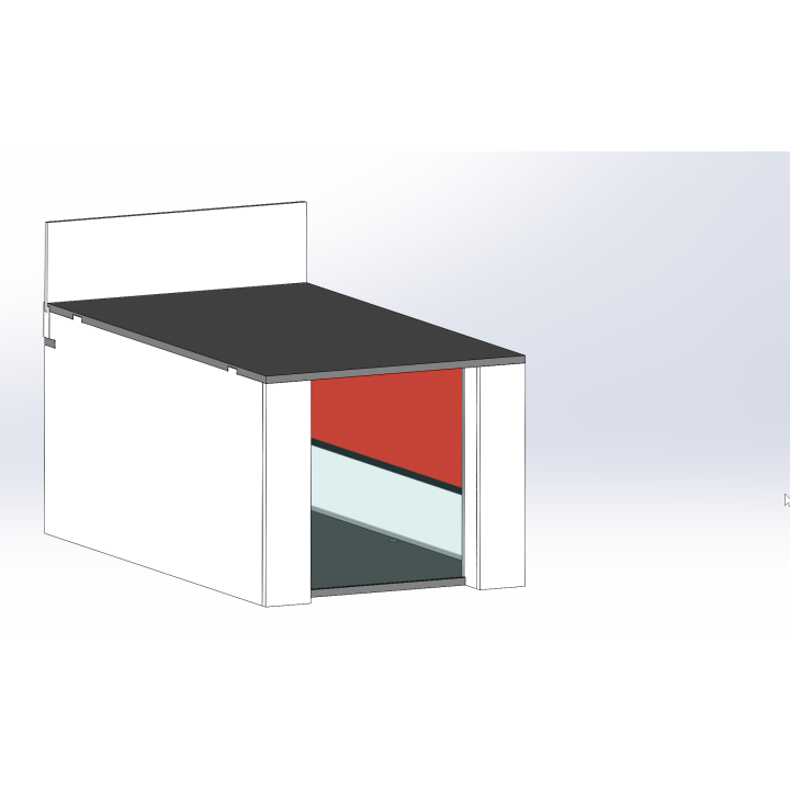 Lounge / 1 wide / 2 deep / red