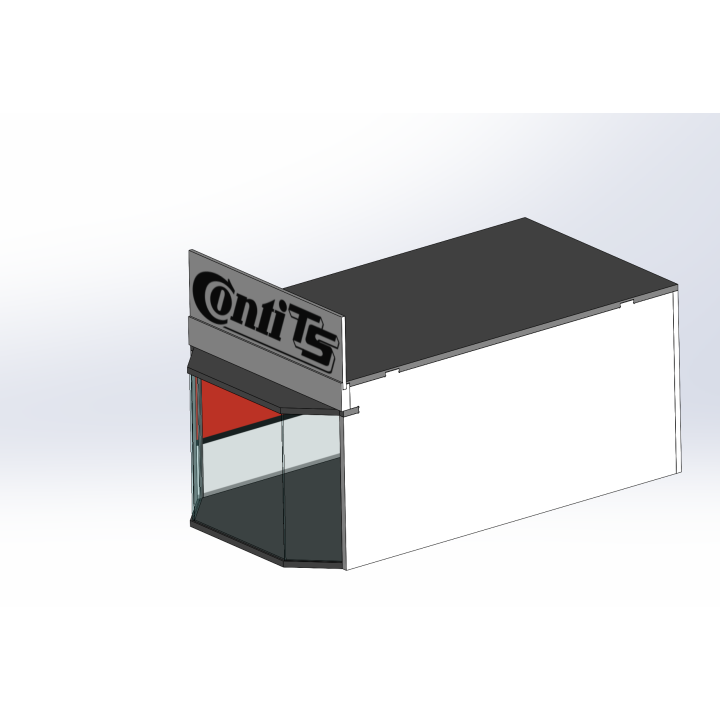 Lounge / 1 wide / 2 deep / red