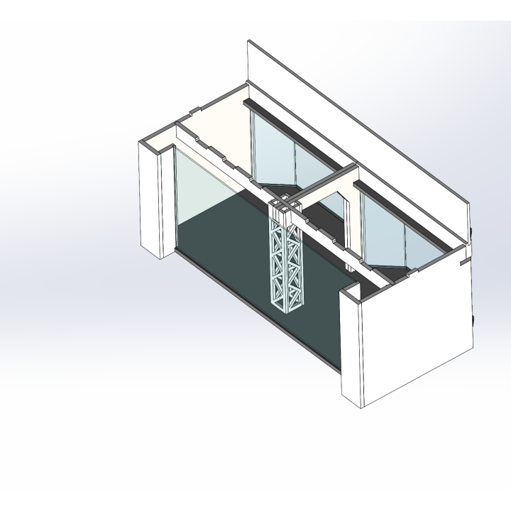 Lounge / 2 wide / 1 deep / beige