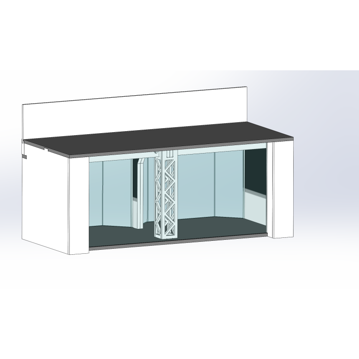 Lounge / 2 wide / 1 deep / with stripes