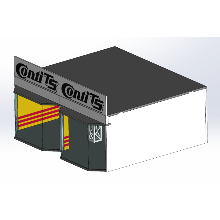 Lounge / 2 wide / 2 deep / yellow