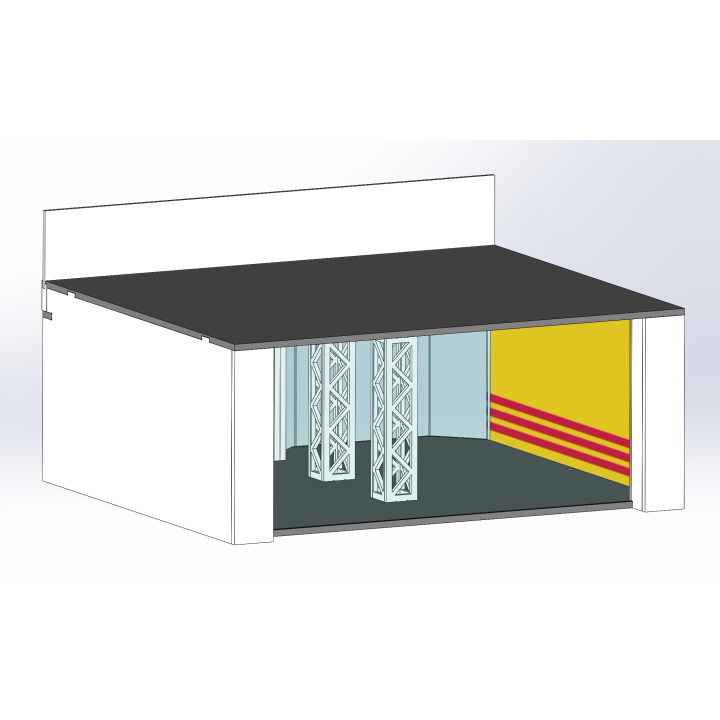 Loge / 2 breit / 2 tief / gelb